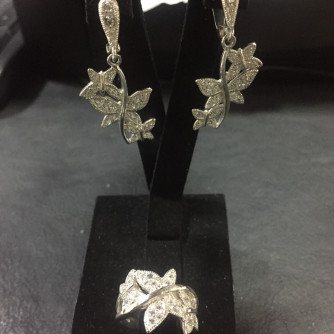 արծաթյա կանացի կոմպլեկտ հավաքածու - 10.3 գր - ԿՈԴ 204-210 arcatya kanaci komplekt havaqacu - 10.3 gr 