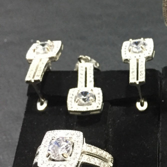 արծաթյա կանացի կոմպլեկտ հավաքածու - 11 գր - ԿՈԴ 204-192 arcatya kanaci komplekt havaqacu - 11 gr 