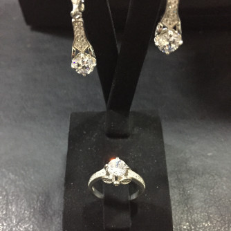 արծաթյա կանացի կոմպլեկտ հավաքածու - 11.6 գր - ԿՈԴ 204-140 arcatya kanaci komplekt havaqacu - 11.6 gr 