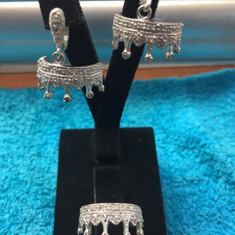 արծաթյա կանացի կոմպլեկտ հավաքածու - 11.7 գր - ԿՈԴ 204-211 arcatya kanaci komplekt havaqacu - 11.7 gr 