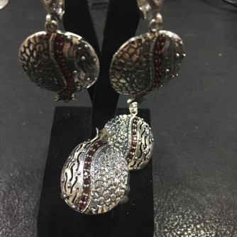 արծաթյա կանացի կոմպլեկտ հավաքածու - 23.2 գր - ԿՈԴ 204-053 arcatya kanaci komplekt havaqacu - 23.2 gr 