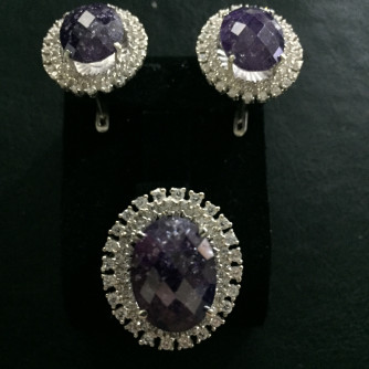 արծաթյա կանացի կոմպլեկտ հավաքածու - 26.8 գր - ԿՈԴ 203-927 arcatya kanaci komplekt havaqacu - 26.8 gr 