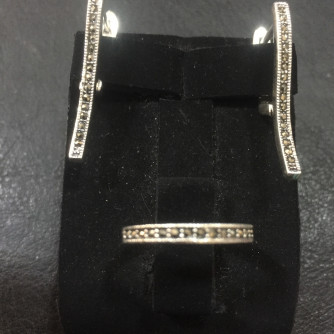 արծաթյա կանացի կոմպլեկտ հավաքածու - 6 գր - ԿՈԴ 203-431 arcatya kanaci komplekt havaqacu - 6 gr 