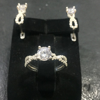 արծաթյա կանացի կոմպլեկտ հավաքածու - 7.2 գր - ԿՈԴ 203-809 arcatya kanaci komplekt havaqacu - 7.2 gr 