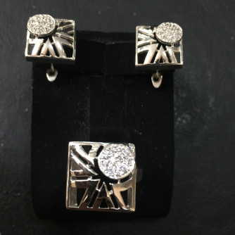 արծաթյա կանացի կոմպլեկտ հավաքածու - 8.4 գր - ԿՈԴ 203-580 arcatya kanaci komplekt havaqacu - 8.4 gr 