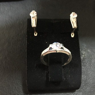 արծաթյա կանացի կոմպլեկտ հավաքածու ԿՈԴ 203-427 arcatya kanaci komplekt havaqacu KOD 203-427