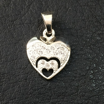 արծաթյա կանացի կուլոն - 0.9 գր - ԿՈԴ 203-321 arcatya kanaci kulon - 0.9 gr 