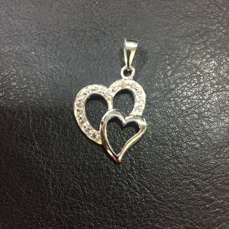 արծաթյա կանացի կուլոն - 1.8 գր - ԿՈԴ 203-332 arcatya kanaci kulon - 1.8 gr 