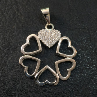 արծաթյա կանացի կուլոն - 2 գր - ԿՈԴ 203-638 arcatya kanaci kulon - 2 gr 