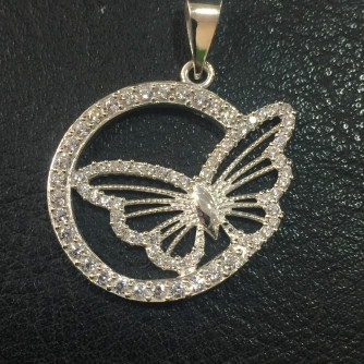 արծաթյա կանացի կուլոն - 3 գր - ԿՈԴ 203-655 arcatya kanaci kulon - 3 gr 