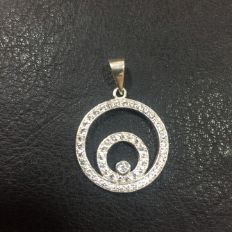 արծաթյա կանացի կուլոն - 3.4 գր - ԿՈԴ 203-668 arcatya kanaci kulon - 3.4 gr 