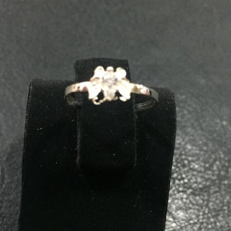 արծաթյա կանացի Մատանի - 0.6 գր - ԿՈԴ 203-857 arcatya kanaci Matani - 0.6 gr 