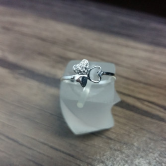 արծաթյա կանացի Մատանի - 1 գր - ԿՈԴ 204-279 arcatya kanaci Matani - 1 gr 