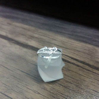 արծաթյա կանացի Մատանի - 1.2 գր - ԿՈԴ 204-217 arcatya kanaci Matani - 1.2 gr 