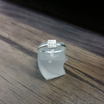 արծաթյա կանացի Մատանի - 1.2 գր - ԿՈԴ 204-297 arcatya kanaci Matani - 1.2 gr 