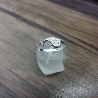 արծաթյա կանացի Մատանի - 1.3 գր - ԿՈԴ 204-299 arcatya kanaci Matani - 1.3 gr 