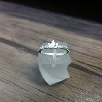 արծաթյա կանացի Մատանի - 1.4 գր - ԿՈԴ 204-233 arcatya kanaci Matani - 1.4 gr 