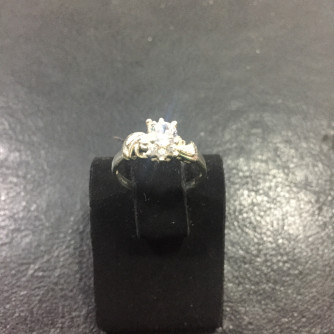 արծաթյա կանացի Մատանի - 1.7 գր - ԿՈԴ 203-820 arcatya kanaci Matani - 1.7 gr 