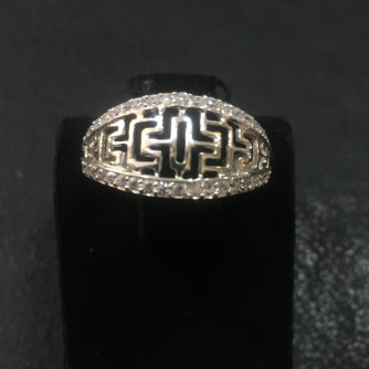 արծաթյա կանացի Մատանի - 1.9 գր - ԿՈԴ 203-677 arcatya kanaci Matani - 1.9 gr 