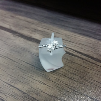 արծաթյա կանացի Մատանի - 1.9 գր - ԿՈԴ 204-292 arcatya kanaci Matani - 1.9 gr 