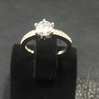 արծաթյա կանացի Մատանի - 2 գր - ԿՈԴ 203-682 arcatya kanaci Matani - 2 gr 