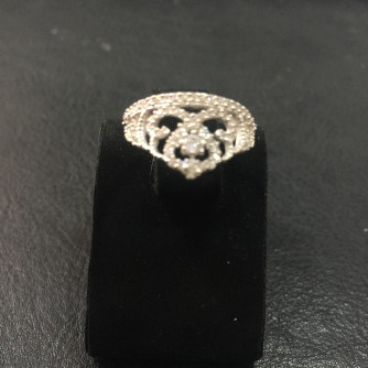 արծաթյա կանացի Մատանի - 2 գր - ԿՈԴ 203-905 arcatya kanaci Matani - 2 gr 