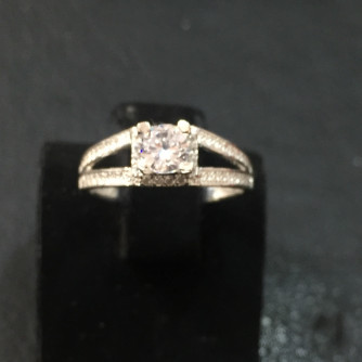 արծաթյա կանացի Մատանի - 2.1 գր - ԿՈԴ 203-269 arcatya kanaci Matani - 2.1 gr 