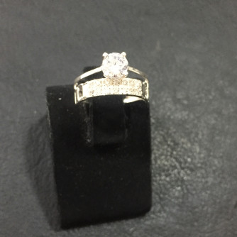 արծաթյա կանացի Մատանի - 2.1 գր - ԿՈԴ 203-497 arcatya kanaci Matani - 2.1 gr 