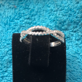 արծաթյա կանացի Մատանի - 2.1 գր - ԿՈԴ 203-748 arcatya kanaci Matani - 2.1 gr 