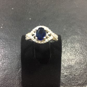 արծաթյա կանացի Մատանի - 2.2 գր - ԿՈԴ 203-817 arcatya kanaci Matani - 2.2 gr 