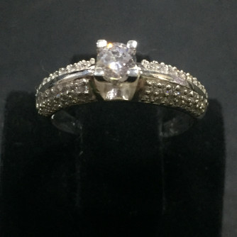 արծաթյա կանացի Մատանի - 2.2 գր - ԿՈԴ 203-937 arcatya kanaci Matani - 2.2 gr 