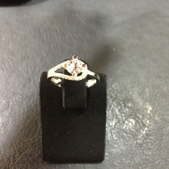 արծաթյա կանացի Մատանի - 2.2 գր - ԿՈԴ 203-451 arcatya kanaci Matani - 2.2 gr 