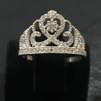 արծաթյա կանացի Մատանի - 2.2 գր - ԿՈԴ 203-267 arcatya kanaci Matani - 2.2 gr 