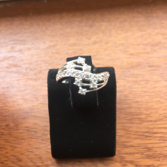 արծաթյա կանացի Մատանի - 2.3 գր - ԿՈԴ 203-913 arcatya kanaci Matani - 2.3 gr 