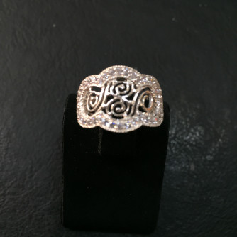 արծաթյա կանացի Մատանի - 2.4 գր - ԿՈԴ 203-266 arcatya kanaci Matani - 2.4 gr 