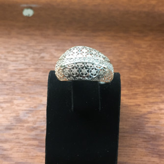 արծաթյա կանացի Մատանի - 2.4 գր - ԿՈԴ 203-501 arcatya kanaci Matani - 2.4 gr 