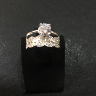 արծաթյա կանացի Մատանի - 2.5 գր - ԿՈԴ 203-496 arcatya kanaci Matani - 2.5 gr 