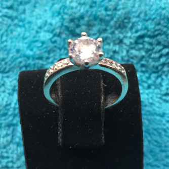 արծաթյա կանացի Մատանի - 2.5 գր - ԿՈԴ 203-761 arcatya kanaci Matani - 2.5 gr 