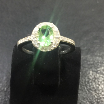 արծաթյա կանացի Մատանի - 2.5 գր - ԿՈԴ 203-825 arcatya kanaci Matani - 2.5 gr 