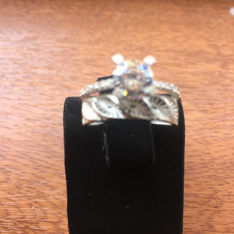 արծաթյա կանացի Մատանի - 2.5 գր - ԿՈԴ 203-908 arcatya kanaci Matani - 2.5 gr 