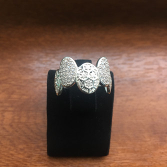 արծաթյա կանացի Մատանի - 2.6 գր - ԿՈԴ 203-502 arcatya kanaci Matani - 2.6 gr 