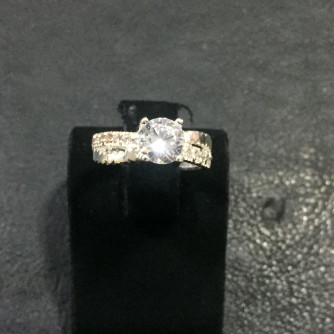 արծաթյա կանացի Մատանի - 2.7 գր - ԿՈԴ 203-696 arcatya kanaci Matani - 2.7 gr 