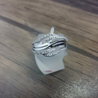 արծաթյա կանացի Մատանի - 2.7 գր - ԿՈԴ 204-228 arcatya kanaci Matani - 2.7 gr 