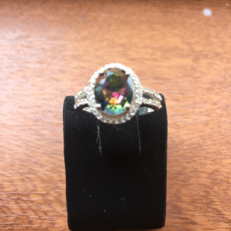 արծաթյա կանացի Մատանի - 2.8 գր - ԿՈԴ 203-909 arcatya kanaci Matani - 2.8 gr 