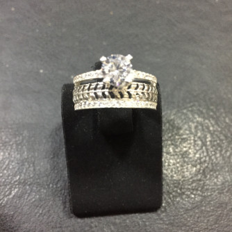 արծաթյա կանացի Մատանի - 2.9 գր - ԿՈԴ 203-727 arcatya kanaci Matani - 2.9 gr 