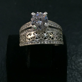 արծաթյա կանացի Մատանի - 2.9 գր - ԿՈԴ 203-271 arcatya kanaci Matani - 2.9 gr 