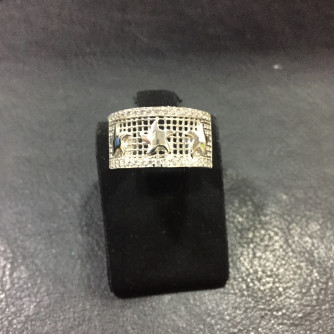 արծաթյա կանացի Մատանի - 2.9 գր - ԿՈԴ 203-730 arcatya kanaci Matani - 2.9 gr 