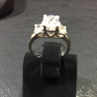 արծաթյա կանացի Մատանի - 3.1 գր - ԿՈԴ 203-440 arcatya kanaci Matani - 3.1 gr 