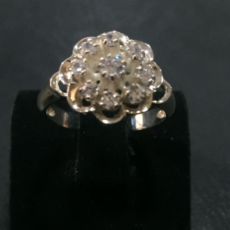 արծաթյա կանացի Մատանի - 3.1 գր - ԿՈԴ 203-735 arcatya kanaci Matani - 3.1 gr 