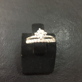 արծաթյա կանացի Մատանի - 3.2 գր - ԿՈԴ 203-679 arcatya kanaci Matani - 3.2 gr 